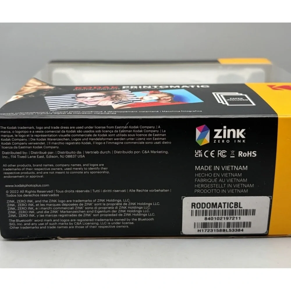 Kodak Printomatic Digital Instant Print Camera - Blue
